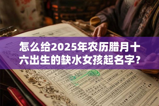怎么给2025年农历腊月十六出生的缺水女孩起名字？