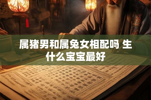 属猪男和属兔女相配吗 生什么宝宝最好