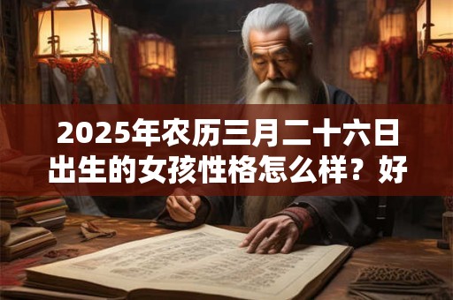 2025年农历三月二十六日出生的女孩性格怎么样？好还是不好？
