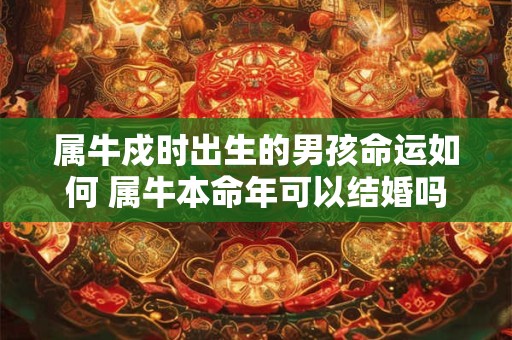 属牛戍时出生的男孩命运如何 属牛本命年可以结婚吗