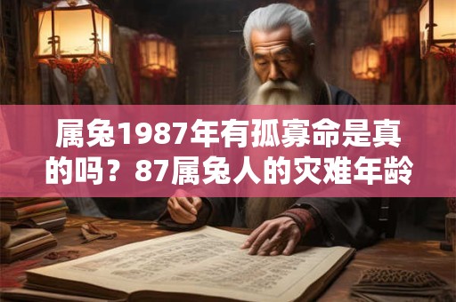 属兔1987年有孤寡命是真的吗？87属兔人的灾难年龄