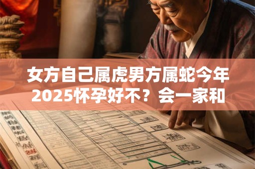 详细阅读:女方自己属虎男方属蛇今年2025怀孕好不?会一家和睦吗 女方自己属虎男方属蛇今年2025怀孕好不?会一家和睦吗