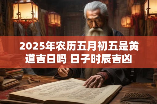 2025年农历五月初五是黄道吉日吗 日子时辰吉凶