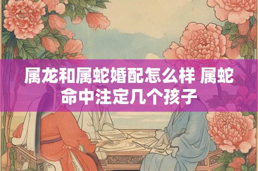 属龙和属蛇婚配怎么样 属蛇命中注定几个孩子