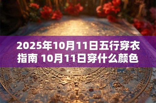 2025年10月11日五行穿衣指南 10月11日穿什么颜色衣服