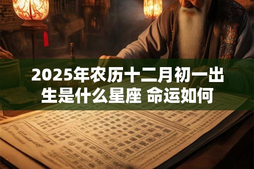 2025年农历十二月初一出生是什么星座 命运如何