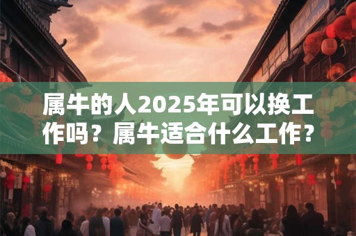 属牛的人2025年可以换工作吗？属牛适合什么工作？