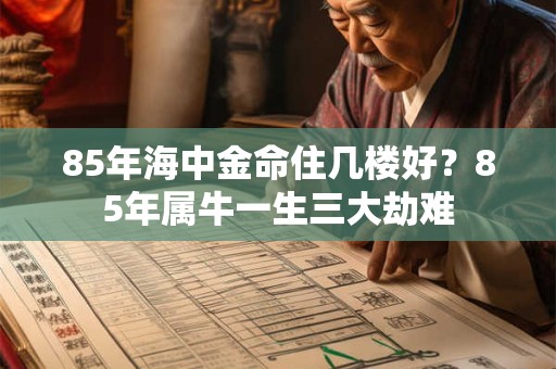 85年海中金命住几楼好？85年属牛一生三大劫难