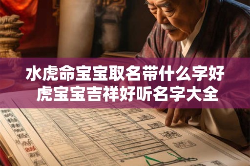 水虎命宝宝取名带什么字好 虎宝宝吉祥好听名字大全