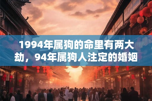 1994年属狗的命里有两大劫，94年属狗人注定的婚姻