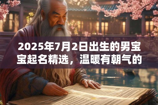 2025年7月2日出生的男宝宝起名精选，温暖有朝气的名字