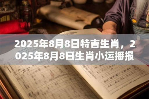 2025年8月8日特吉生肖，2025年8月8日生肖小运播报