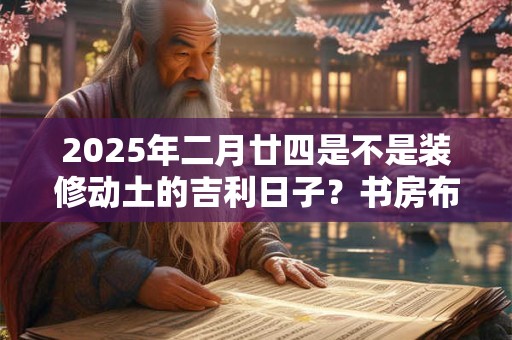 2025年二月廿四是不是装修动土的吉利日子？书房布局