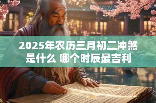 2025年农历三月初二冲煞是什么 哪个时辰最吉利