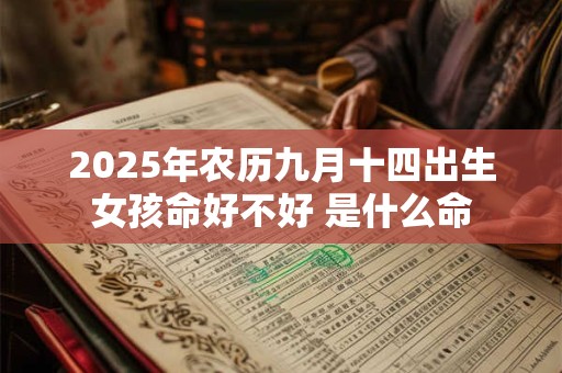 2025年农历九月十四出生女孩命好不好 是什么命
