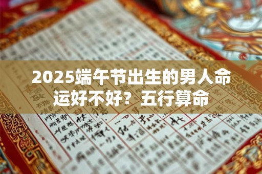2025端午节出生的男孩取名，有什么好听的名字？