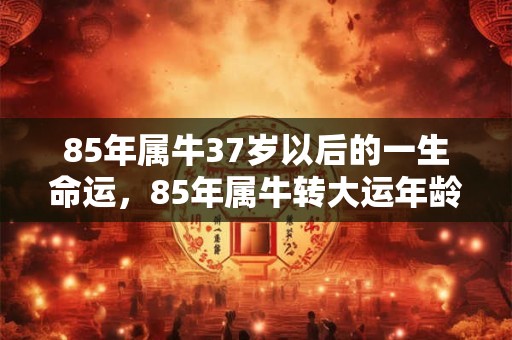 85年属牛37岁以后的一生命运,85年属牛转大运年龄 85年属牛37岁以后的一生命运,85年属牛转大运年龄