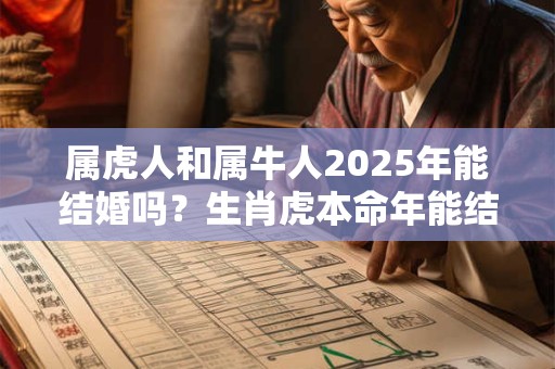 属虎人和属牛人2025年能结婚吗？生肖虎本命年能结婚吗