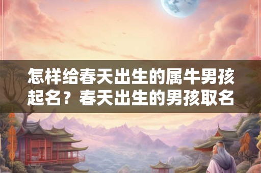 怎样给春天出生的属牛男孩起名？春天出生的男孩取名
