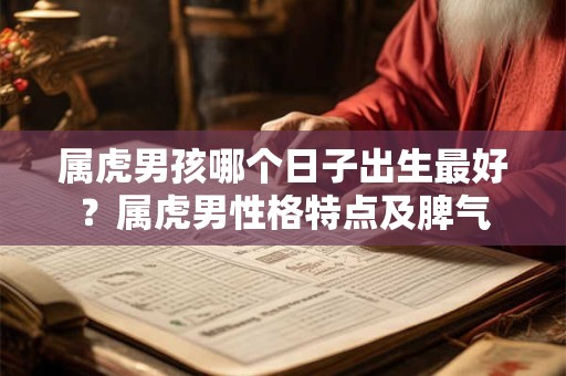 属虎男孩哪个日子出生最好？属虎男性格特点及脾气