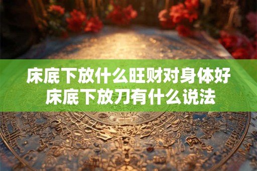 床底下放什么旺财对身体好 床底下放刀有什么说法