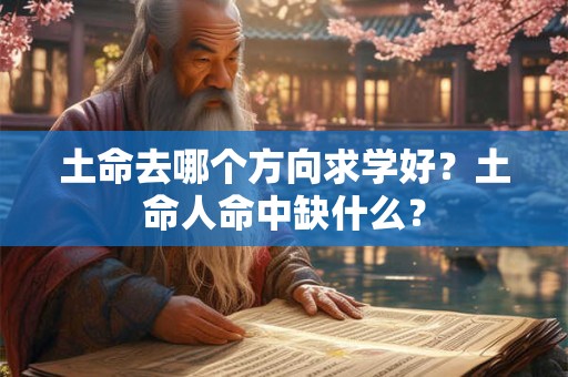 土命去哪个方向求学好？土命人命中缺什么？