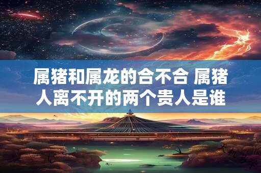 属猪和属龙的合不合 属猪人离不开的两个贵人是谁