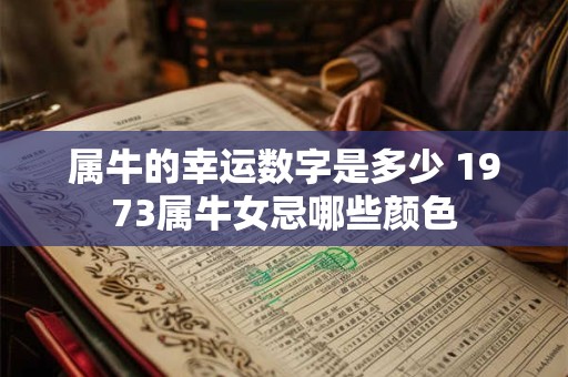 属牛的幸运数字是多少 1973属牛女忌哪些颜色