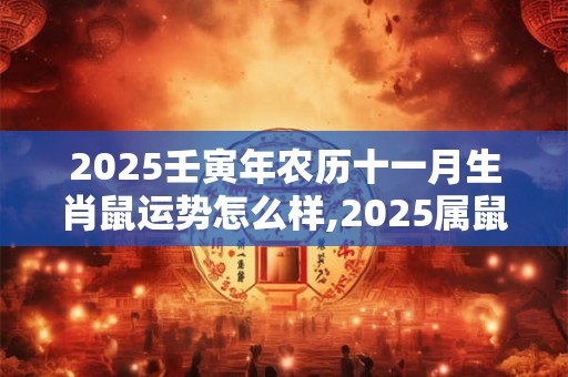 2025壬寅年农历十一月生肖鼠运势怎么样,2025属鼠的人今年几岁？