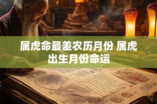 属虎命最差农历月份 属虎出生月份命运