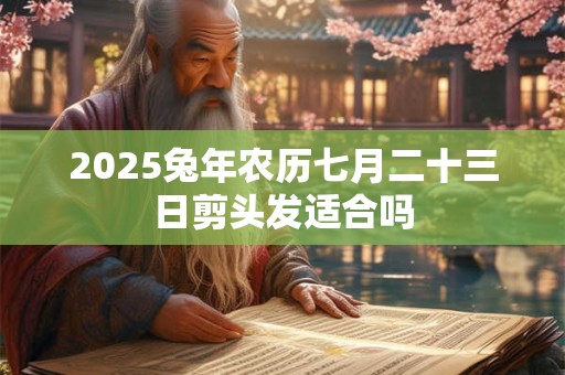 2025兔年农历七月二十三日剪头发适合吗