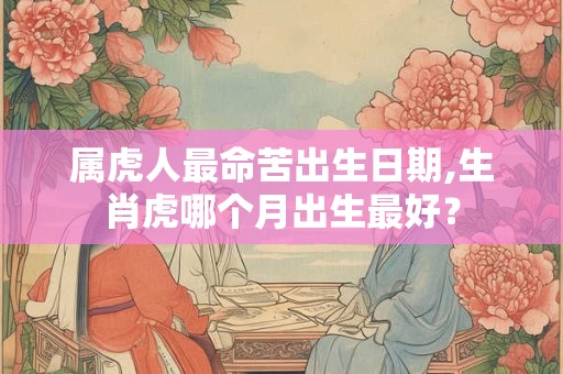 属虎人最命苦出生日期,生肖虎哪个月出生最好？