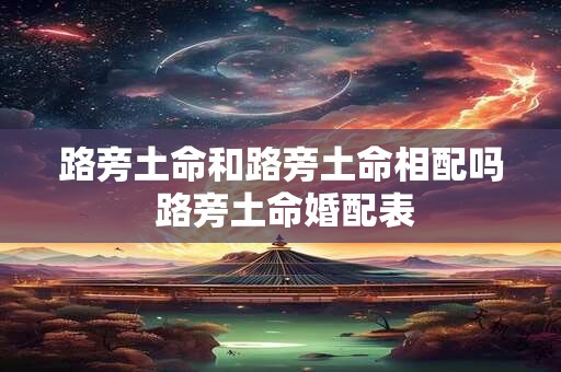 路旁土命和路旁土命相配吗 路旁土命婚配表