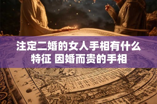 注定二婚的女人手相有什么特征 因婚而贵的手相