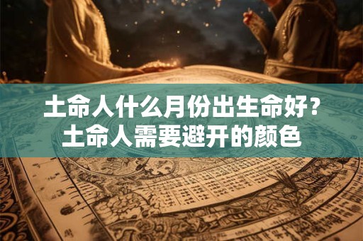 土命人什么月份出生命好？土命人需要避开的颜色