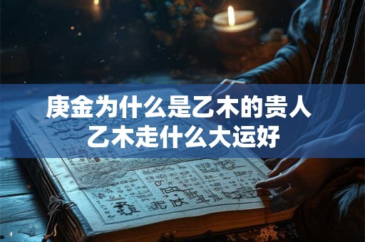 庚金为什么是乙木的贵人 乙木走什么大运好