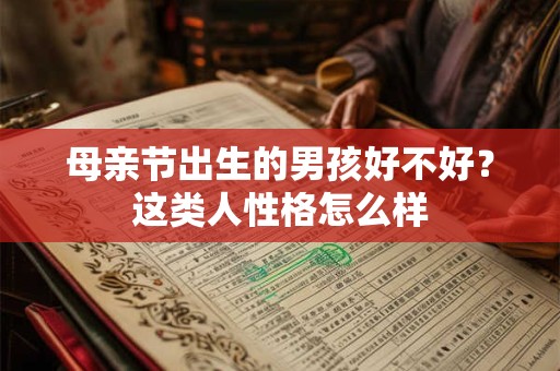 母亲节出生的男孩好不好？这类人性格怎么样