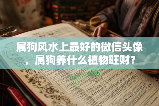 属狗风水上最好的微信头像，属狗养什么植物旺财？