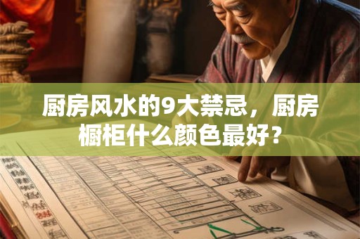 厨房风水的9大禁忌，厨房橱柜什么颜色最好？