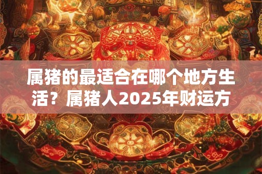 属猪的最适合在哪个地方生活？属猪人2025年财运方位