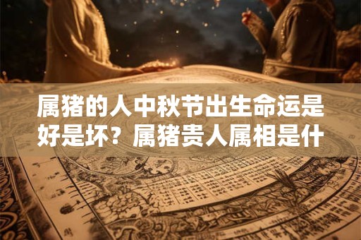 属猪的人中秋节出生命运是好是坏？属猪贵人属相是什么生肖？