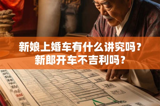 新娘上婚车有什么讲究吗？新郎开车不吉利吗？