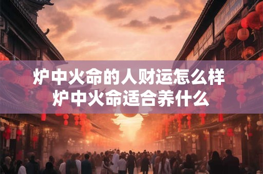 炉中火命的人财运怎么样 炉中火命适合养什么