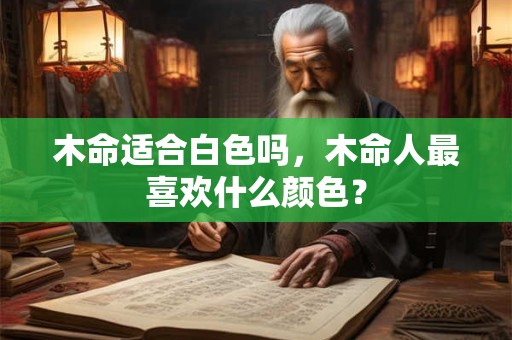 木命适合白色吗，木命人最喜欢什么颜色？