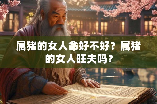 属猪的女人命好不好？属猪的女人旺夫吗？