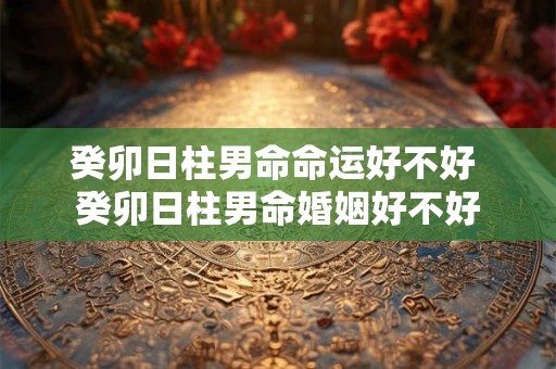 癸卯日柱男命命运好不好 癸卯日柱男命婚姻好不好