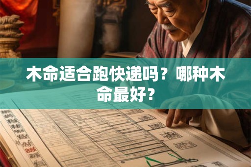 木命适合跑快递吗？哪种木命最好？