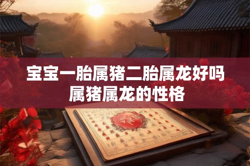 宝宝一胎属猪二胎属龙好吗 属猪属龙的性格