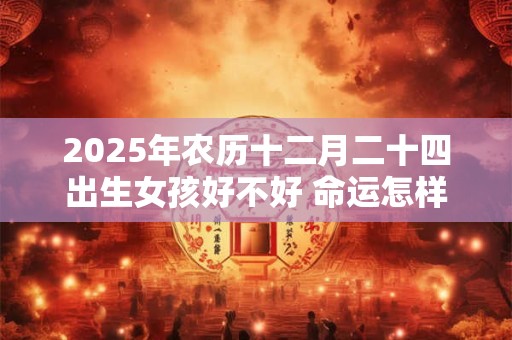 2025年农历十二月二十四出生女孩好不好 命运怎样