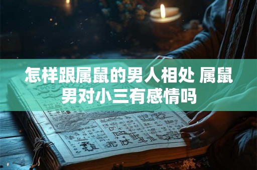 怎样跟属鼠的男人相处 属鼠男对小三有感情吗